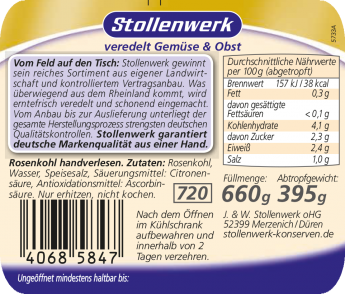 Rosenkohl handverlesen - Etikett