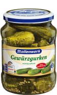 Pickled gherkins<br />
without sugar 