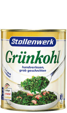 Kale
(green cabbage) handpícked, roughly cut - tin