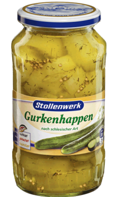 Gurkenhappen nach schlesischer Art - Konserve