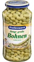 Große Bohnen<br />
weiße Kerne 