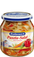 Puszta-Salat pikant gewürzt