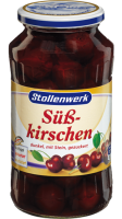 Süßkirschen dunkel<br />
mit Stein 