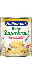 Wein-Sauerkraut mild und mit Weißwein fein abgeschmeckt