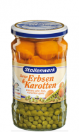 Erbsen sehr fein<br />
Karotten ganz 